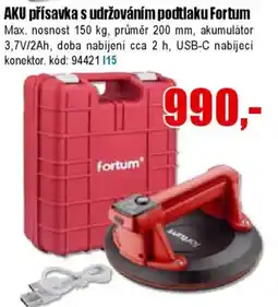 EVA AKU přísavka s udržováním podtlaku Fortum nabídka