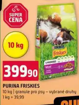 Terno PURINA FRISKIES 10 kg granule pro psy vybrané druhy nabídka