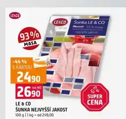 Terno LE & CO ŠUNKA NEJVYŠŠÍ JAKOST nabídka