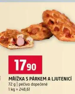 Terno MŘÍŽKA S PÁRKEM A LJUTENICÍ 72 g pečivo dopečené nabídka