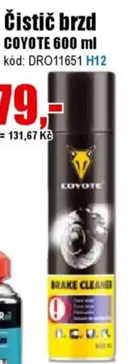 EVA Čistič brzd coyote nabídka