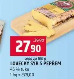 Terno LOVECKÝ SÝR S PEPŘEM 45% tuku nabídka