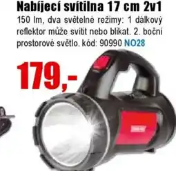 EVA Nabíjecí svítilna 17 cm 2v1 nabídka