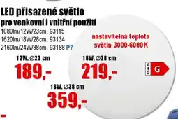 EVA LED přisazené světlo pro venkovní i vnitřní použití nabídka