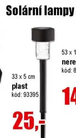 EVA Solární lampy nabídka