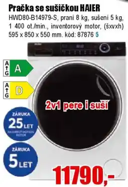 EVA Pračka se sušičkou HAIER nabídka