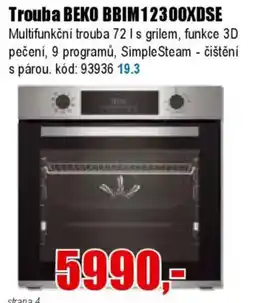 EVA Trouba BEKO BBIM12300XDSE nabídka