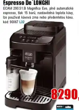 EVA Espresso De LONGHI nabídka