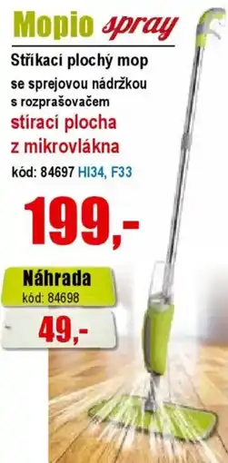 EVA Stříkací plochý mop se sprejovou nádržkou s rozprašovačem nabídka
