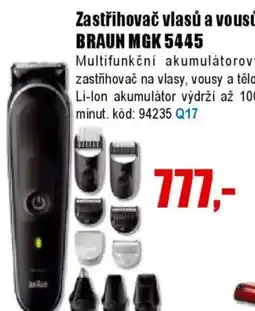 EVA Zastřihovač vlasů a vousů BRAUN MGK 5445 nabídka