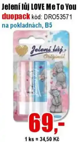 EVA Jelení lůj LOVE Me To You nabídka