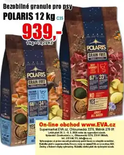 EVA Bezobilné granule pro psy POLARIS nabídka