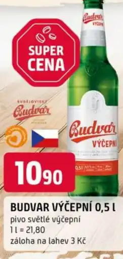 Trefa Budvar výčepní nabídka