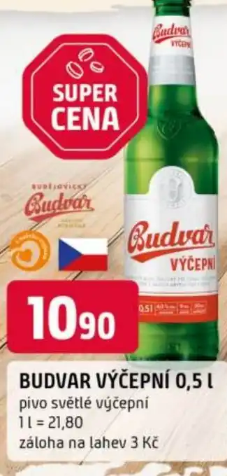 Trefa Budvar výčepní nabídka