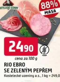Trefa Rio ebro se zeleným pepřem nabídka