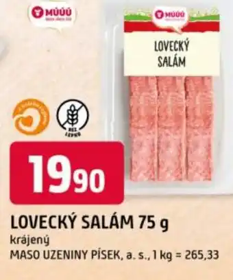 Trefa Lovecký salám nabídka