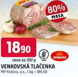 Trefa Venkovská tlačenka nabídka