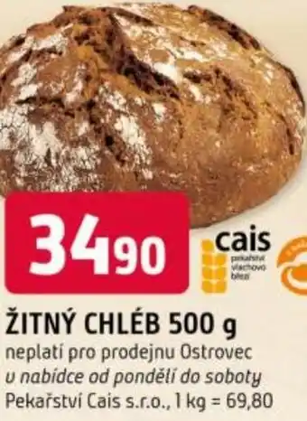 Trefa Žitný chléb nabídka