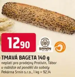 Trefa Tmavá bageta nabídka