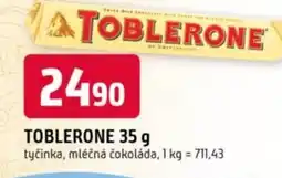 Trefa Toblerone tyčinka, mléčná čokoláda nabídka
