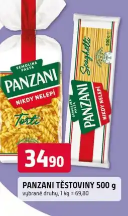 Trefa Panzani těstoviny nabídka