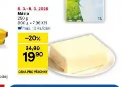 Tesco Máslo nabídka