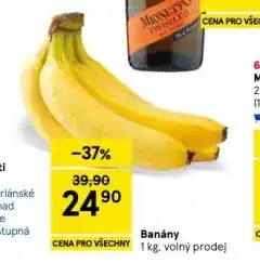 Tesco Banány nabídka