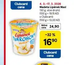 Tesco Madeta lipánek maxi nabídka