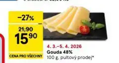 Tesco Gouda 48% nabídka
