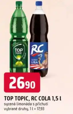 Trefa Top topic, RC cola nabídka