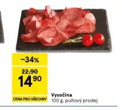 Tesco Vysočina nabídka
