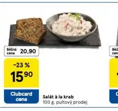 Tesco Salát á la krab nabídka