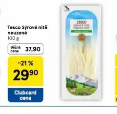 Tesco Sýrové nitě neuzené nabídka