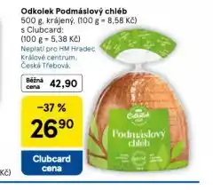 Tesco Odkolek podmáslový chléb nabídka