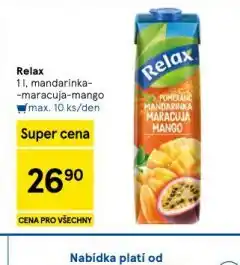 Tesco Relax nabídka
