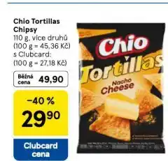 Tesco Chio tortillas chipsy nabídka