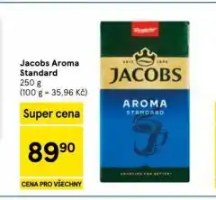 Tesco Jacobs aroma standard nabídka