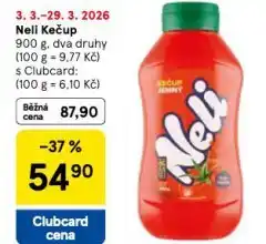Tesco Neli kečup nabídka