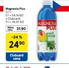 Tesco Magnesia plus nabídka