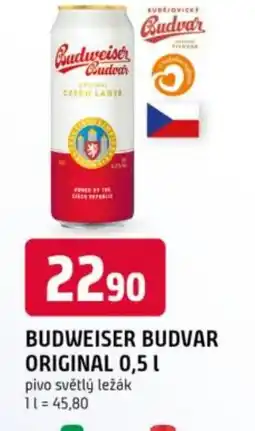 Trefa Budweiser budvar original nabídka
