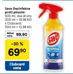 Tesco Savo dezinfekce proti plísním nabídka
