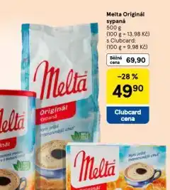 Tesco Melta originál sypaná nabídka