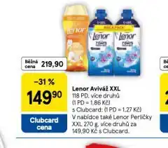 Tesco Lenor aviváž xxl nabídka