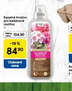 Tesco Kapalné hnojivo pro balkonové rostliny nabídka