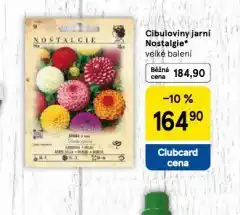 Tesco Cibuloviny jarní nostalgie nabídka