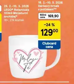 Tesco Dárkový hrnek s potiskem nabídka