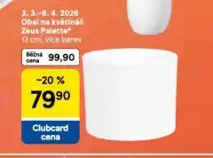 Tesco Obal na květináč zeus palette nabídka
