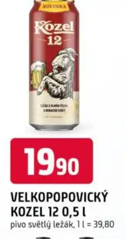 Trefa Velkopopovický kozel 12 nabídka