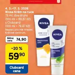 Tesco Nivea krém na ruce nabídka