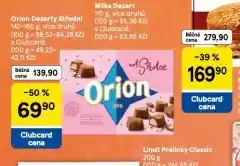 Tesco Orion dezerty střední nabídka